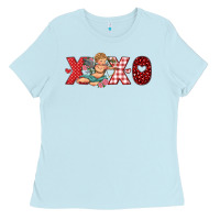 Baby Blue xoxo cupid Ladies Tee - RanaPortraitStore