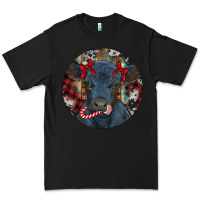 Black Black Angus Calf Christmas Premium Tee - RanaPortraitStore