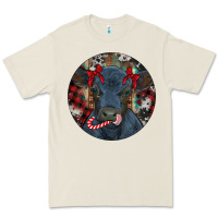Bone Black Angus Calf Christmas Premium Tee - RanaPortraitStore