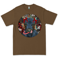 Cacao Black Angus Calf Christmas Premium Tee - RanaPortraitStore