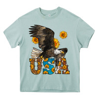 Arona Western Usa Eagle 4th of July Heavy Core Tee - LillyAllenDesigns