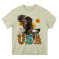 Mossy Western Usa Eagle 4th of July Heavy Core Tee - LillyAllenDesigns