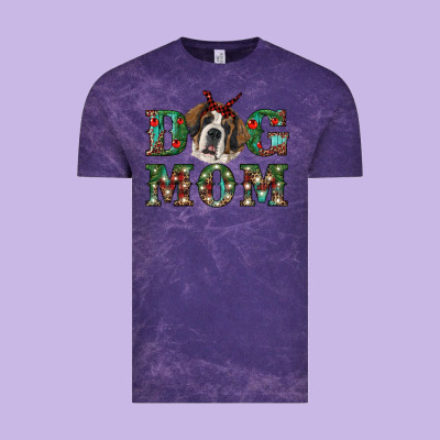 Western Christmas Dog Mom St Bernard Vintage Tee Designed By Ranaportraitstore