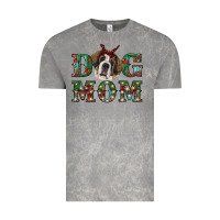 Cloud Rock Western Christmas Dog Mom St Bernard Vintage Tee - RanaPortraitStore