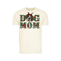 Vintage Arctic Western Christmas Dog Mom St Bernard Vintage Tee - RanaPortraitStore