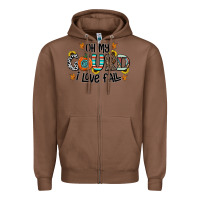 Chestnut oh my gourd i love fall Zipper Hoodie - CowhideDigitalArt