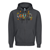 Smoke oh my gourd i love fall Zipper Hoodie - CowhideDigitalArt