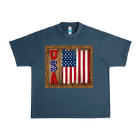 Midnight Navy america usa flag tumbler Urban Heavy Tee - TumblerDesignByShophia