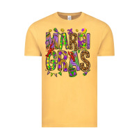 Vintage Mustard Mardi Gras Vintage Tee - HowdyJamesFarm
