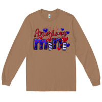Toasted Coconut American Mini  4th of July Long Sleeve Tee - CowGirlArtShop