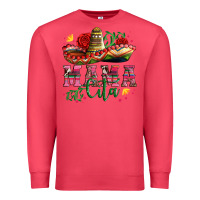 Cardinal mama cita with sombrero hat and roses Premium Sweatshirt - Artiststas