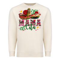 Sandshell mama cita with sombrero hat and roses Premium Sweatshirt - Artiststas
