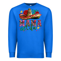 True Royal mama cita with sombrero hat and roses Premium Sweatshirt - Artiststas