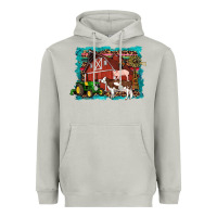 Moon Dust farm life tractor cow pig rooster Heavyweight Hoodie - Artiststas