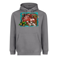 Storm farm life tractor cow pig rooster Heavyweight Hoodie - Artiststas