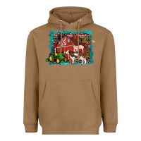 Toasted Coconut farm life tractor cow pig rooster Heavyweight Hoodie - Artiststas
