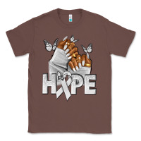 Chestnut hope white ribbon lung cancer nails Classic Tee - NancyCooperArtShop
