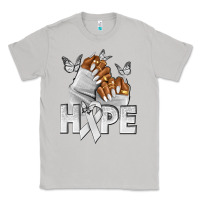 Moon Dust hope white ribbon lung cancer nails Classic Tee - NancyCooperArtShop