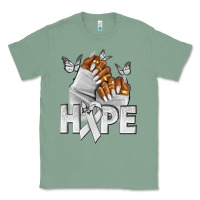 Sage hope white ribbon lung cancer nails Classic Tee - NancyCooperArtShop