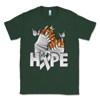 Sports Green hope white ribbon lung cancer nails Classic Tee - NancyCooperArtShop