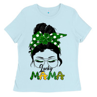 Baby Blue Lucky Mama Ladies Tee - Bettercallsaul