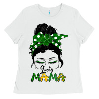 White Lucky Mama Ladies Tee - Bettercallsaul