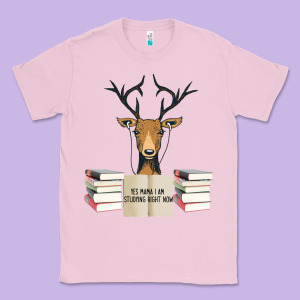 Yes Mama I Am Studying Right Now, Deer Classic Tee Designed By Bettercallsaul