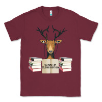 Burgundy Yes Mama I Am Studying Right Now, Deer Classic Tee - Bettercallsaul