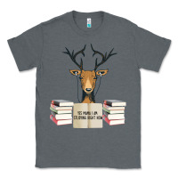 Charcoal Heather Yes Mama I Am Studying Right Now, Deer Classic Tee - Bettercallsaul