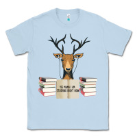 Dusty Blue Yes Mama I Am Studying Right Now, Deer Classic Tee - Bettercallsaul