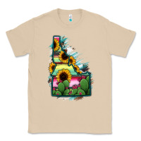 Mushroom Idaho Map Sunflower Cactus Serape Classic Tee - RanaPortraitStore