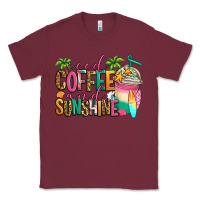Burgundy iced coffee and sunshine summer Classic Tee - Jasminsmagicworld