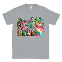 Heather Grey iced coffee and sunshine summer Classic Tee - Jasminsmagicworld