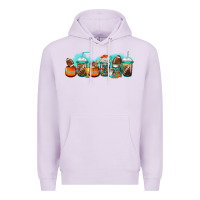 Lilac american football coffee cups Premium Hoodie - Jasminsmagicworld