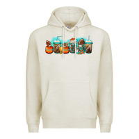 Oatmeal Heather american football coffee cups Premium Hoodie - Jasminsmagicworld