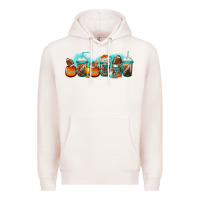 Pale Pink american football coffee cups Premium Hoodie - Jasminsmagicworld
