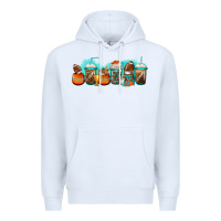 White american football coffee cups Premium Hoodie - Jasminsmagicworld