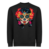 Black sugar skull Heavyweight Sweatshirt - BundleAndBundleShop