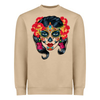 Mushroom sugar skull Heavyweight Sweatshirt - BundleAndBundleShop