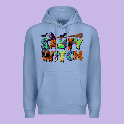 Salty Witch Premium Hoodie Designed By Bundleandbundleshop