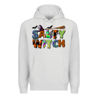 Dove Grey salty witch Premium Hoodie - BundleAndBundleShop