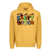 Mustard salty witch Premium Hoodie - BundleAndBundleShop