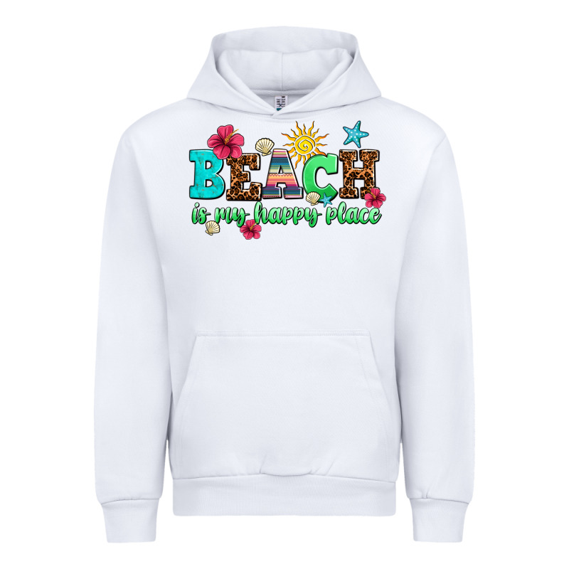 Beach Is My Happy Place Urban Hoodie by AdoDesignShop | Teevron