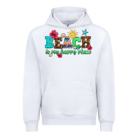 White beach is my happy place Urban Hoodie - AdoDesignShop