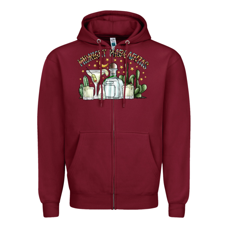 Midnight Margaritas Zipper Hoodie by SublimationCraftShop | Teevron