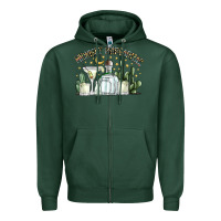 Sports Green midnight margaritas Zipper Hoodie - SublimationCraftShop