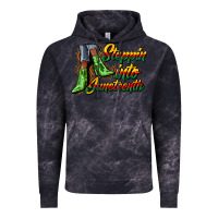 Cloud Black steppin into juneteenth heels Vintage Hoodie - CowGirlArtShop