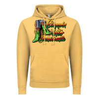 Vintage Mustard steppin into juneteenth heels Vintage Hoodie - CowGirlArtShop