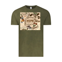 Vintage Olive coffee is a cup of hope Vintage Tee - TumblerDesignByShophia