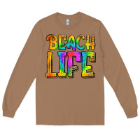 Toasted Coconut beach life Long Sleeve Tee - Jasminsmagicworld